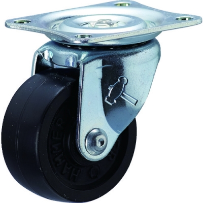 HAMMER CASTER 錘牌 G型自由橡膠車(chē)25mm
