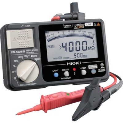HIOKI 日置 IR4052-11 SEISEKI TRACETUKI 5范圍絕緣電阻計IR 4052-11成績表、TRAS付